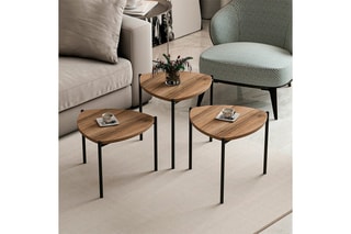 3 tables gigognes  - 45 x 45 x 45 / 45 x 40 x 45 et 45 x 35 x 45 cm