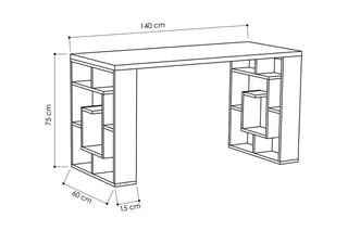 Bureau   - 140 x 60 x 75 cm