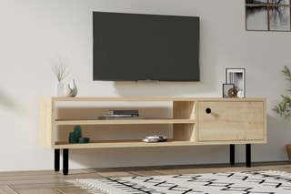 Meuble TV 1 porte Avila - 120 x 38 x 30 cm