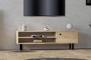 Meuble TV 1 porte Avila - 120 x 38 x 30 cm