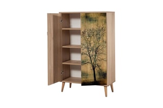 Armoire 2 portes  - 80 x 127 x 36 cm