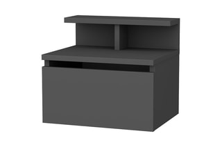 Table de chevet murale 1 tiroir  - 39,8 x 31,9 x 35 cm 