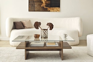 Table basse Saga Rectangle  - Plateau en verre trempé - 105 x 35 x 65 cm