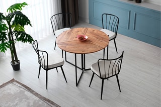 Table à manger pliable  - 100 x 100 x 72 cm