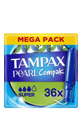 2 x 36 tampons Tampax Pearl Compak - Super