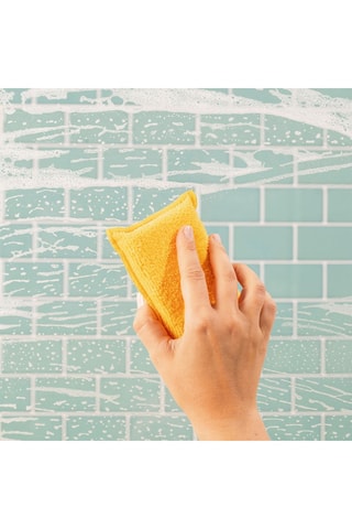 Pack 4 éponges grattantes et 4 éponges salle de bain - Multicolore