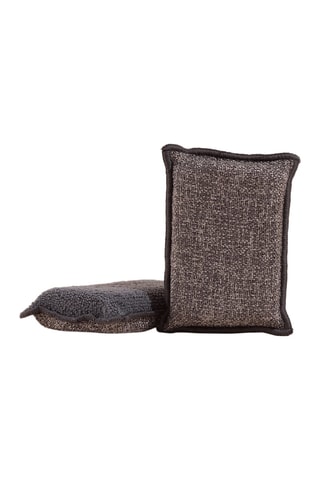 Duo éponges lavables sans sèche-éponge - Gris