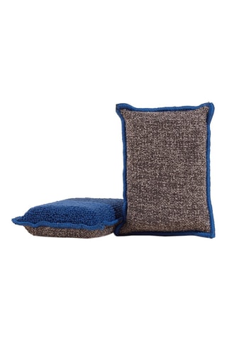 Duo éponges lavables sans sèche-éponge - Bleu