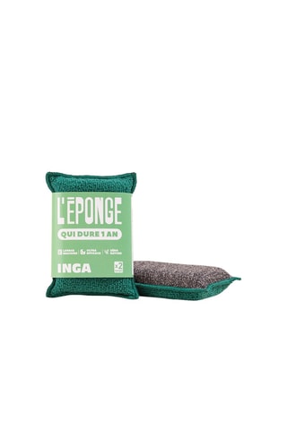 Duo éponges lavables sans sèche-éponge - Vert