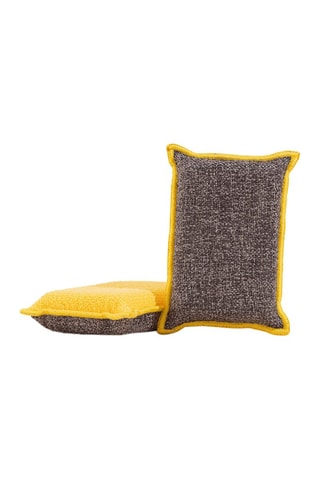 Duo éponges lavables sans sèche-éponge - Jaune
