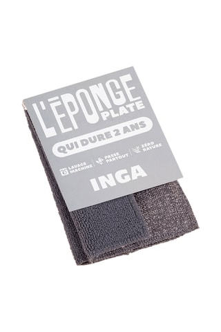 Duo éponges plates - Gris
