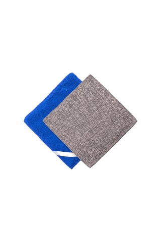 Duo éponges plates - Bleu
