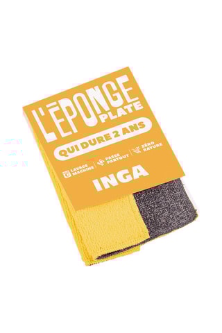 Duo éponges plates - Jaune