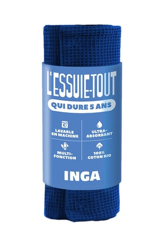 5 feuilles d'essuie-tout réutilisable - Bleu