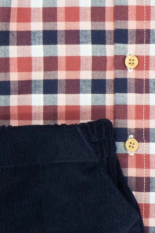 Camisa e calças em veludo - Bordô