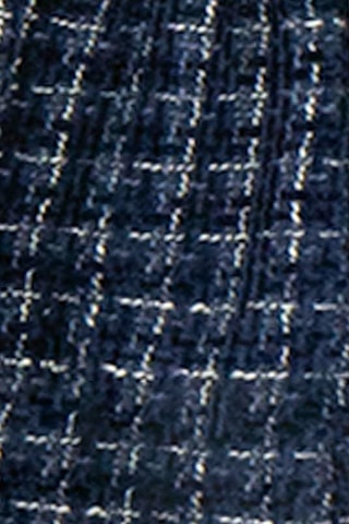 Jurk Trompe-l'œil - Marineblauw