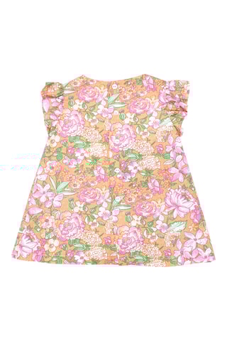 Jurk - Oranje en Roze