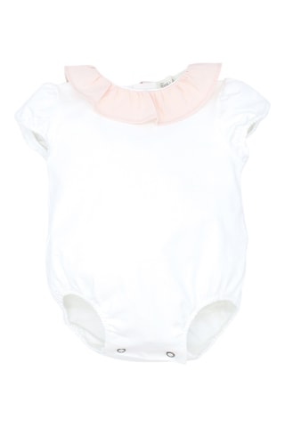 Bodysuit - Ecru en Roze