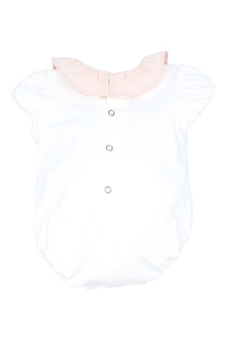 Bodysuit - Ecru en Roze