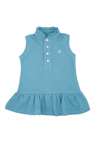 Vestido-polo - Turquesa