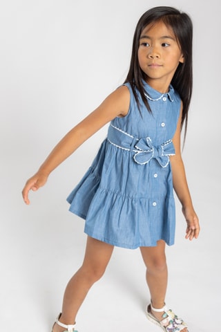 Vestido - Azul-claro