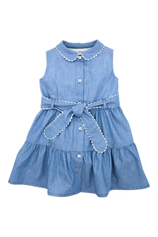 Vestido - Azul-claro