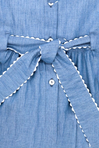 Vestido - Azul-claro
