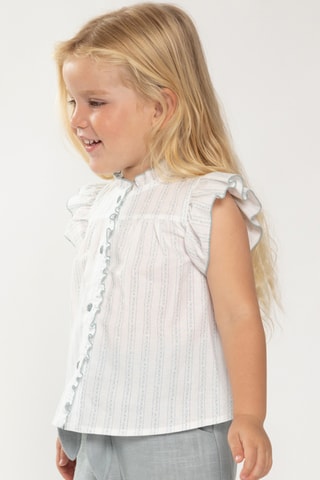 Biologisch Katoenen Blouse - Wit