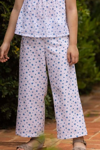 Broek - Koningsblauw en Wit