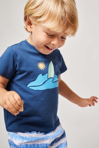 T-shirt - Azul-marinho