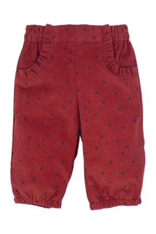 Velours Broek - Rood