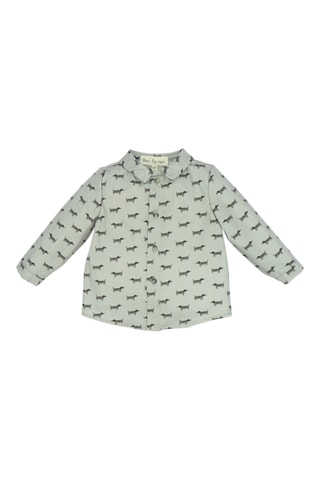 Camisa - Cinzento-claro