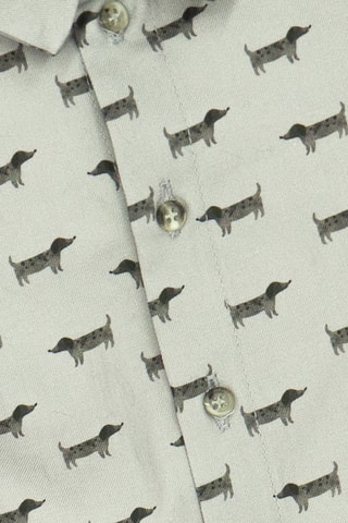 Camisa - Cinzento-claro