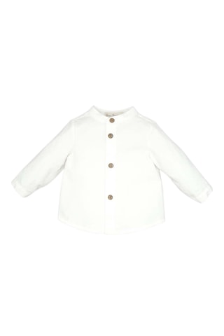 Camisa em veludo - Branco