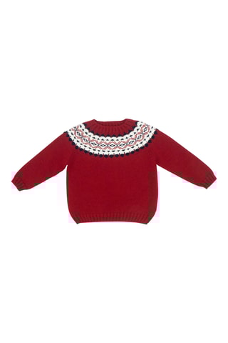 Camisola de lã - Vermelho