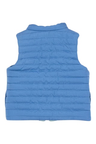 Colete acolchoado reversível Azul