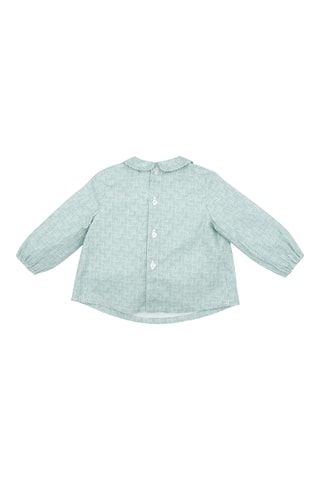 Blusa - Verde e banco