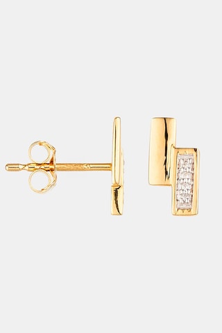 Boucles d'oreilles - Or jaune et diamants