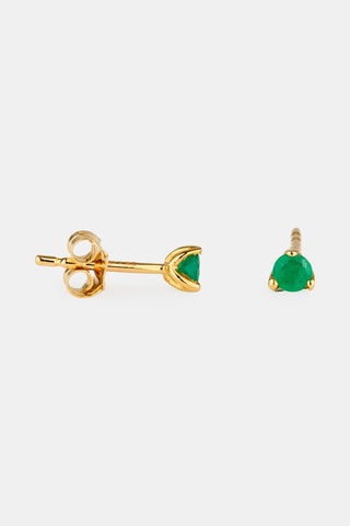 Puces - Or jaune 18 carats et émeraude
