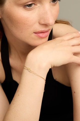 Bracelet - Or jaune 18 carats et diamants