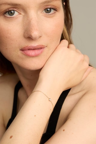 Bracelet - Or jaune 18 carats et diamant