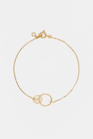 Bracelet - Or jaune 18 carats et diamant