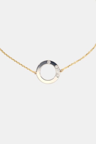 Bracelet - Or jaune 18 carats, Or blanc 18 carats et diamants