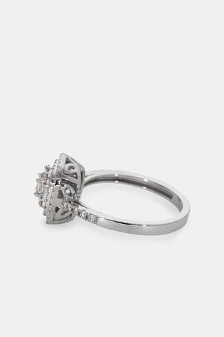 Bague - Or blanc 18 carats et diamants