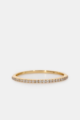 Bague - Or jaune 18 carats et diamants