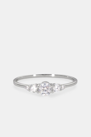 Bague - Or blanc 18 carats