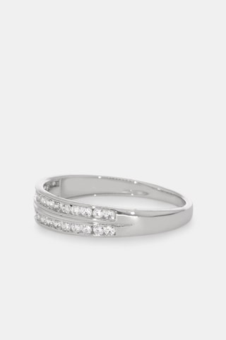 Bague - Or blanc 18 carats