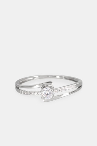 Bague - Or blanc 18 carats