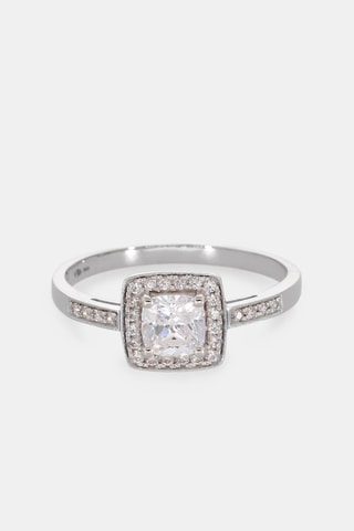 Bague - Or blanc 18 carats