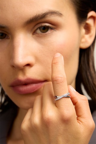 Bague - Or blanc 18 carats